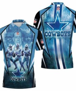 Amari Cooper 19 Dak Prescott 4 Ezekiel Elliott 21 Dallas Cowboys 3d Polo Shirt Model A31525 All Over Print Shirt 3d T-shirt