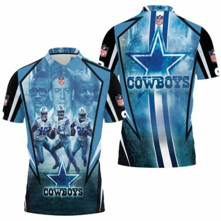 Amari Cooper 19 Dak Prescott 4 Ezekiel Elliott 21 Dallas Cowboys 3d Polo Shirt Model A31525 All Over Print Shirt 3d T-shirt