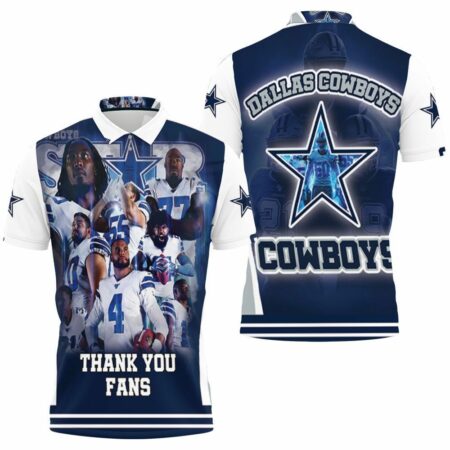 Dallas Cowboy Super Nfc East Division Champions Super Bowl 2021 Thank You Fans 3d Polo Shirt Jersey All Over Print Shirt 3d T-shirt