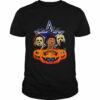 Dallas Cowboys Freddy Krueger Michael Myers Jason Voorhees Pumpkin Horror Movie Halloween shirt