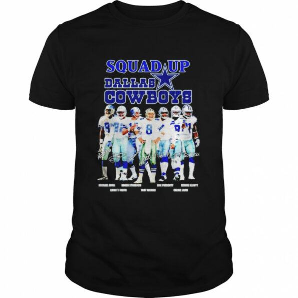 Dallas Cowboys Squad Up signatures shirt