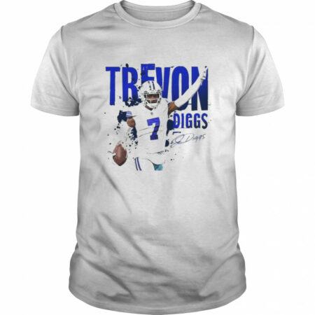 Trevon Diggs Dallas Cowboys signature T-shirt
