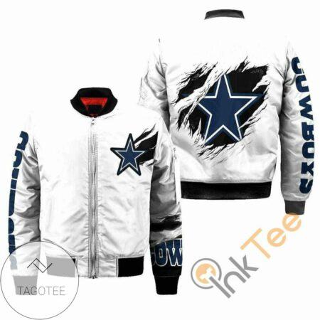 Dallas Cowboys NFL Apparel Best Christmas Gift For Fans Bomber Jacket, 3D All Over Print