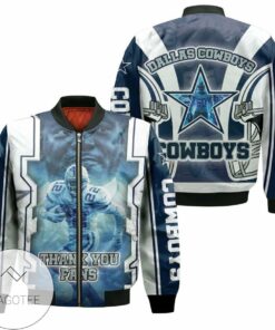 Emmitt Smith #22 Dallas Cowboys Nfc East Division Champions Super Bowl 2021 Bomber Jacket