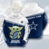 NFL Dallas Cowboys Baby Yoda Pullover Hoodie