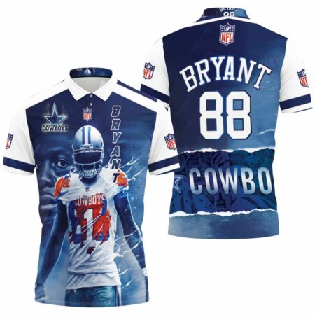 Dez Bryant 88 Dallas Cowboys Oklahoma State Cowboys 3D Polo Shirt