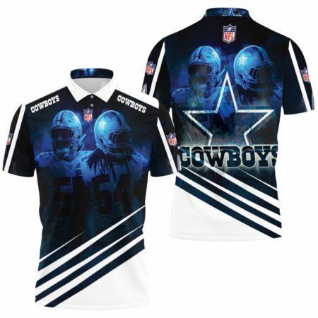 Leighton Vander Esch & Jaylon Smith Dallas Cowboys 3D Polo Shirt