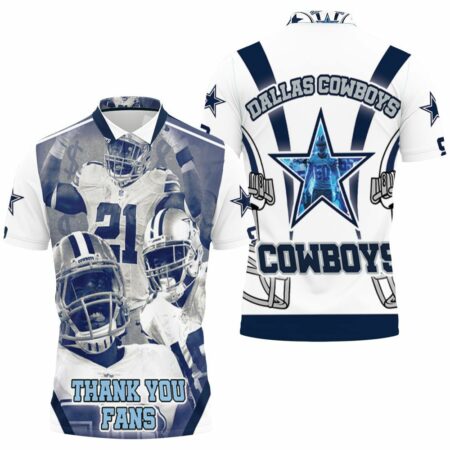 Nfc East Division Champions Dallas Cowboys Super Bowl 2021 Thank You Fans Polo Shirt