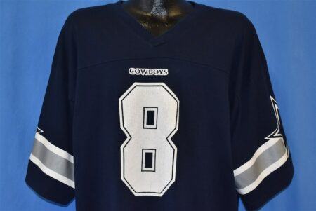 90s Dallas Cowboys Troy Aikman #8 NFL Football Jersey t-shirt Extra Large