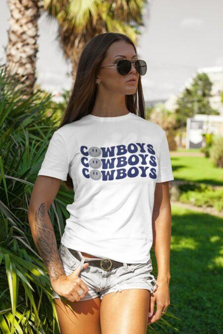 Cowboys Unisex Short Sleeve Tee, Womens Cowboys Shirt, Mens Cowboys Shirt
