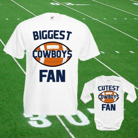 Cowboys baby, bodysuit DOUBLE customized Cutest Cowboys Fan shirt t-shirt One Piece Funny Child boy Clothing Kid's Shower girl Top Football