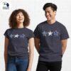 Dallas Cowboy Shirts,Dallas Cowboys Pattern, Navy Background Classic T-Shirt