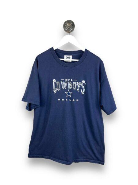 Vintage 90s Dallas Cowboys NFL Football Embroidered Lee Sport T-Shirt Size XL