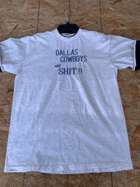 Vintage 90s "Dallas Cowboys eat Shit!!" t-shirt Size XL