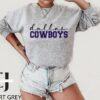 Vintage Dallas Cowboy Football Crewneck Sweatshirt T-Shirt Gqe