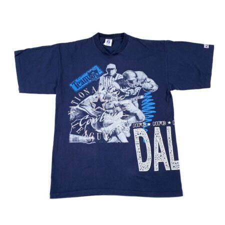 Vintage Dallas Cowboys Shirt 90s dallas cowboys tshirt 1991 dallas cowboys shirt made in usa logo 7 tshirt all over print football big print