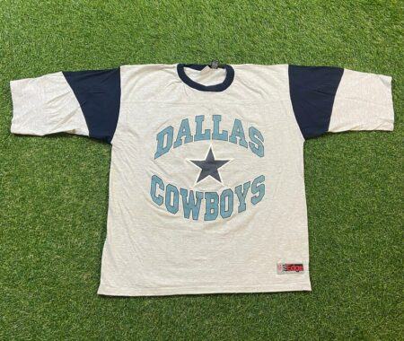 Vintage Dallas Cowboys T Shirt Tee The Edge Size Xtra Large XL NFL Football Aikman Texas 1990s 90s