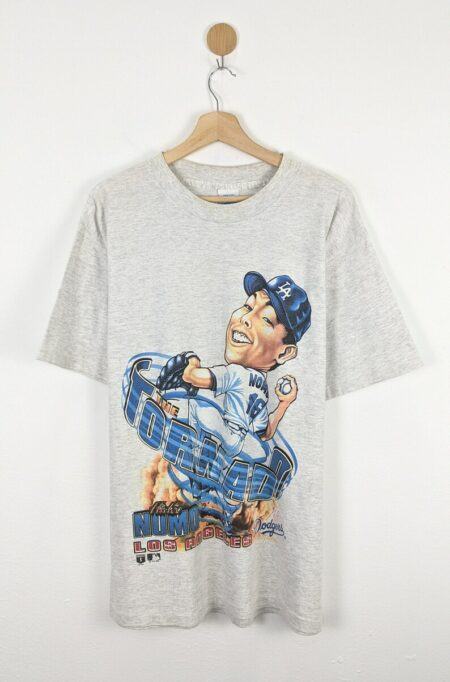 Vintage Hideo Nomo MLB LA Dodgers shirt 90s Salem shirt Size US M