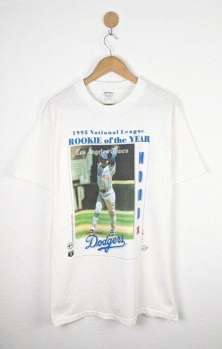 Vintage Hideo Nomo Rookie of the Year 90s Dodgers shirt Size US L