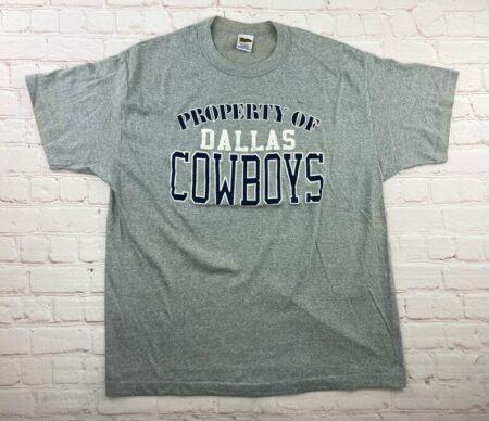 Vintage Original 1980's NFL Property Of Dallas Cowboys T-Shirt By Trench.