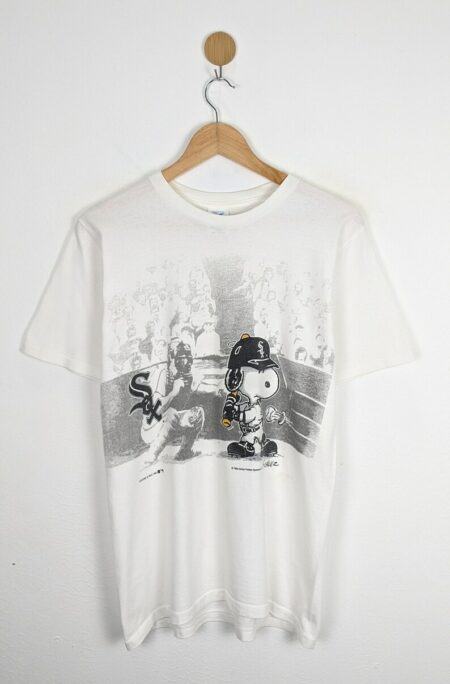 Vintage Snoopy Chicago White Sox MLB 90s shirt Size M