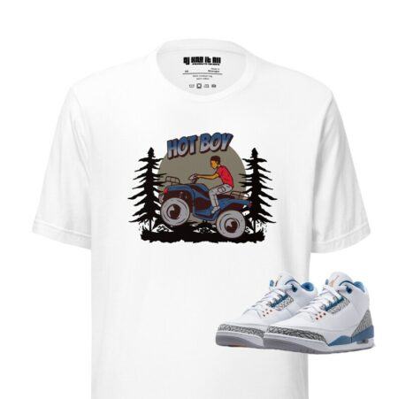Wizards 3s Shirt to match Sneaker Tee Hot Boy