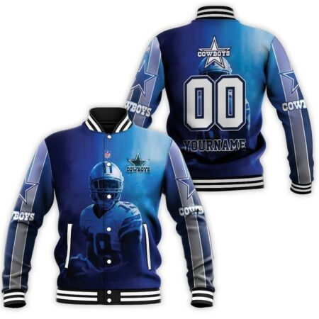 Amari Cooper 19 Dallas Cowboys 3D Personalized Baseball Jacket BJ0973