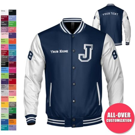 Custom Dallas Varsity Jacket - All-Season Light Weight, Adult Unisex Football jacket,Bomber,Varsity,Bomber,Customized jacket,Wedding,Team,