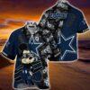 Dallas Cowboys Hawaiian Shirt Dallas Cowboys Mickey And Floral Hawaiian Shirt, Gift For Fan