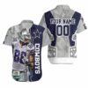 Dallas Cowboys Hawaiian Shirt Personalized Dallas Cowboys Shirt, Super Bowl 2021 Lamb 88 Cowboys 3D Hawaiian Shirt