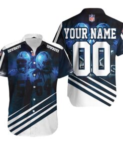 Dallas Cowboys Hawaiian Shirt Personalized Esch And Smith Dallas Cowboys 3D Hawaiian Shirt, Gift For Fans