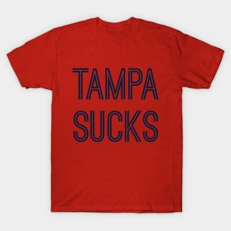 Tampa Sucks (Navy Text) T-Shirt