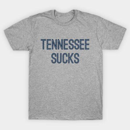 Tennessee Sucks (Navy Text) T-Shirt